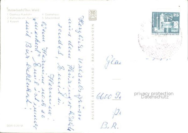 Stuetzerbach Gasthaus Auerhahn Kuherde Kurpark Schwi – Bild 2