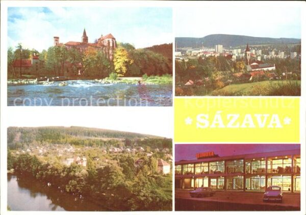 Sázava Stadtbilder