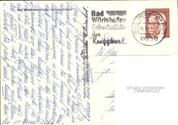 Bad Woerishofen Wassertretplatz Kurpark Waldsee Kurhaus – Bild 2