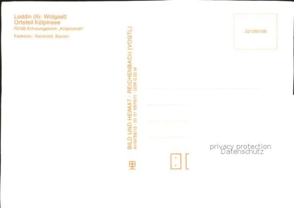 Loddin FDGB-Erholungsheim Kölpinshöh – Bild 2