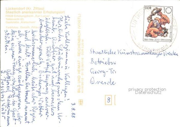 Lueckendorf FDGB-Erholungsheim Karl Lucas Gaststätt – Bild 2
