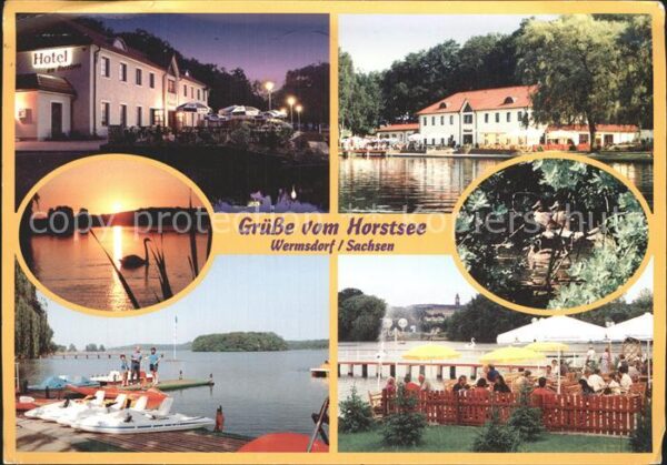 Wermsdorf Seegasthof Sommerabend Bootsverleih Ent