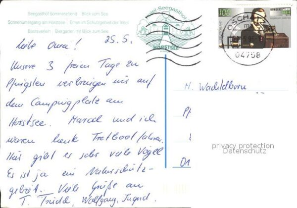 Wermsdorf Seegasthof Sommerabend Bootsverleih Ent – Bild 2