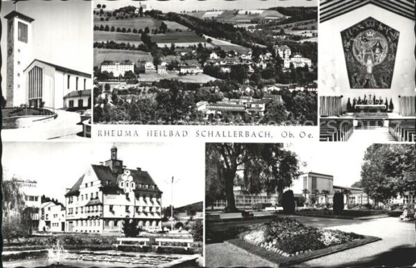 Schallerbach Bad Rheuma Heilbad Kirche Park