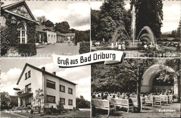Bad Driburg Trinkhalle Kurpark Kurkonzert Pyrmonter