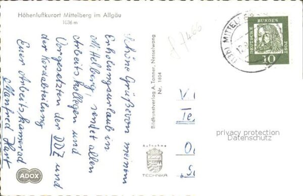 Mittelberg Guenzach Edelsberg Reuter Wanne Grünten Dorfbrun – Bild 2