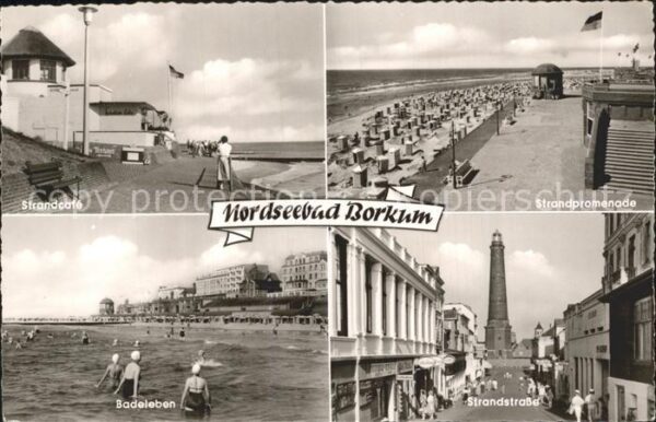 Borkum Strandcafe Promenade Strandstrasse