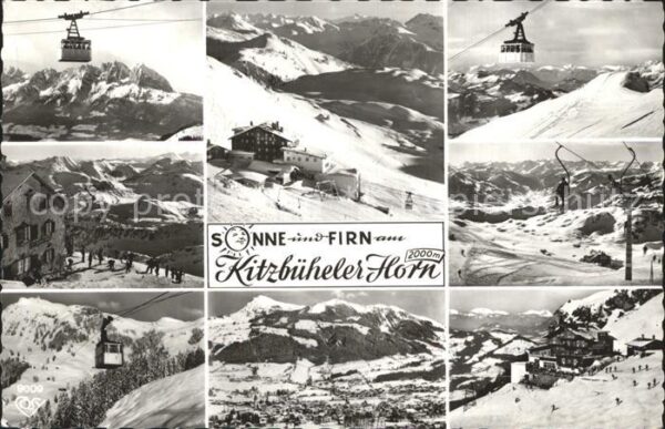Kitzbuehel Tirol Horn Seilbahn Sesselbahn