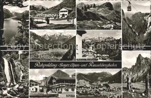 Ruhpolding Rauschberg-Gipfel Seilbahn