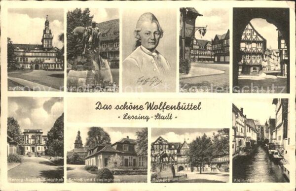 Wolfenbuettel Rathaus Krambuden Klein-Venedig Schloss