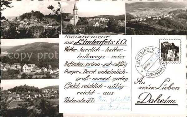Lindenfels Odenwald Ortsansichten
