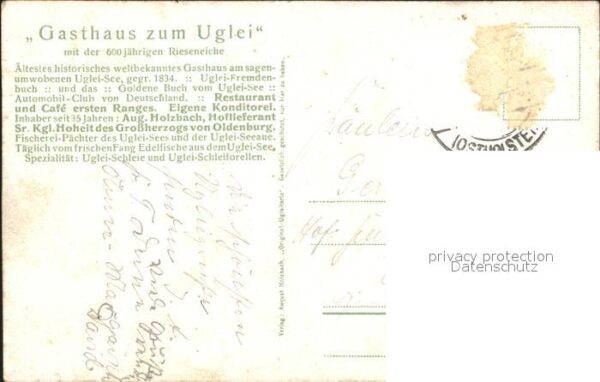 Uglei See Rieseneiche Die Sage vom Uglei-See – Bild 2