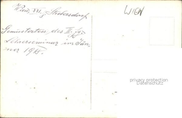 Wien Gemusterten III Lehrerseminar – Bild 2