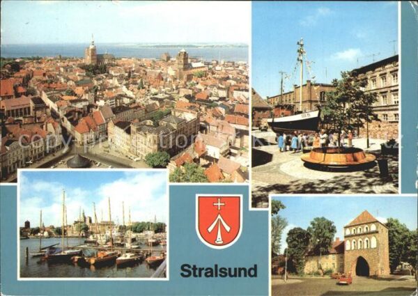 Stralsund Mecklenburg Vorpommern 17-m-Kutter Meeresmuseum Hafen Kniepert