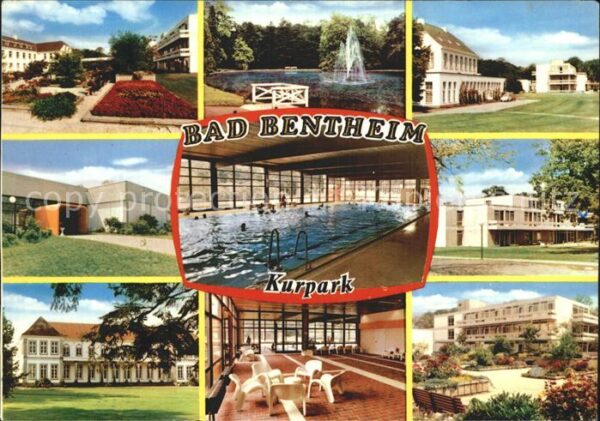 Bad Bentheim Kurpark Hallenbad Springbrunnen