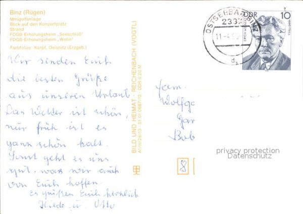 Binz Ruegen Minigolfanlage Konzertplatz Erholungshe – Bild 2