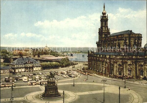 Dresden Theaterplatz Dom Italienische Dörfchen