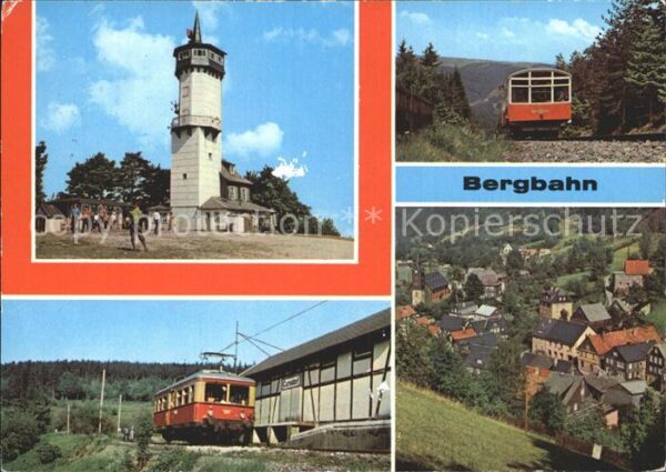 Cursdorf Bergbahn Fröbelturm Oberweissbacher Ber