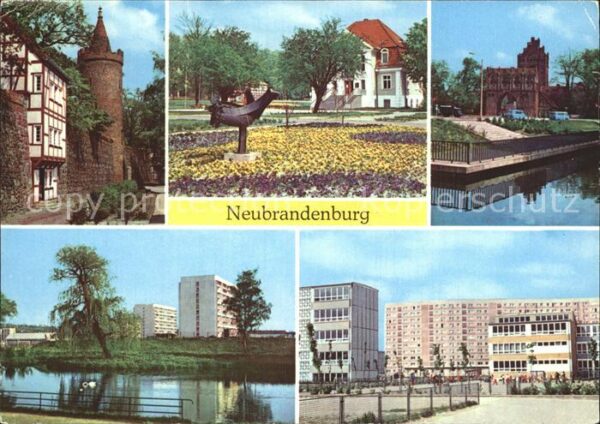 Neubrandenburg Wiekhaus Mönchenturm Stadtpark Treptowe