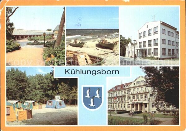 Kuehlungsborn Ostseebad Bootsliegeplatz Erholungsheim Friedrich