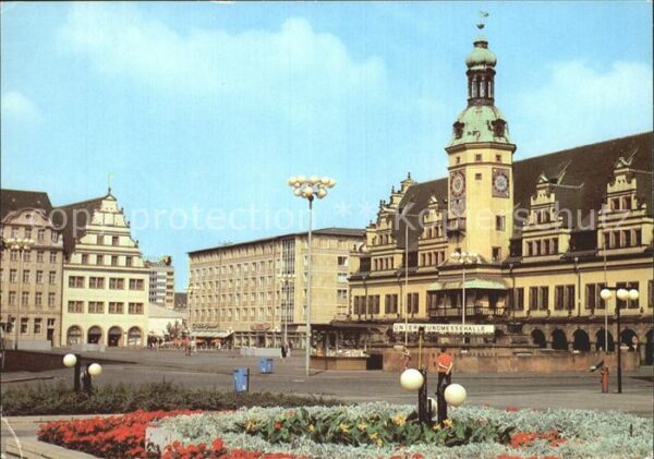 Leipzig Markt altes Rathaus