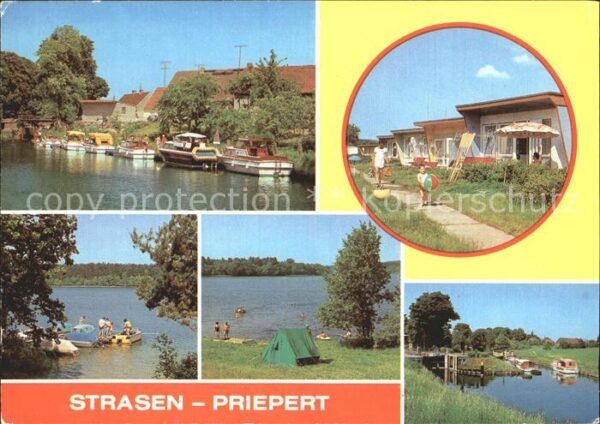 Priepert Strasen Schleuse Bungalowsiedlung Pelzkuhl Meno