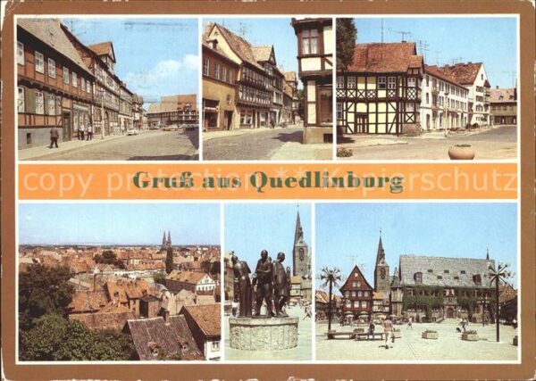Quedlinburg Pölkestrasse Marktstrasse Carl-Riter-St
