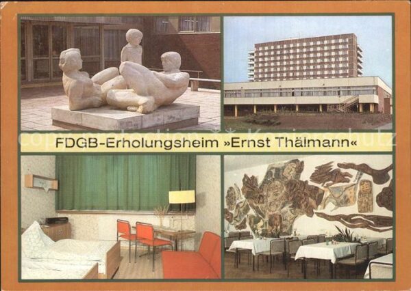 Rheinsberg Erholungsheim Ernst-Thälmann Plastikgru