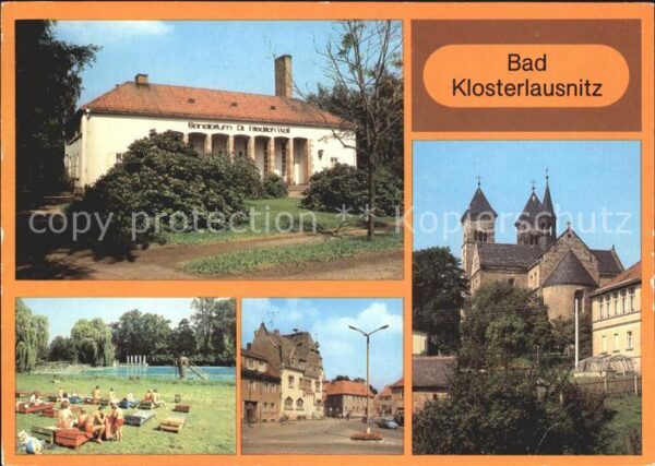 Bad Klosterlausnitz Sanatorium Dr. Friedrich Wolf Markt Klo