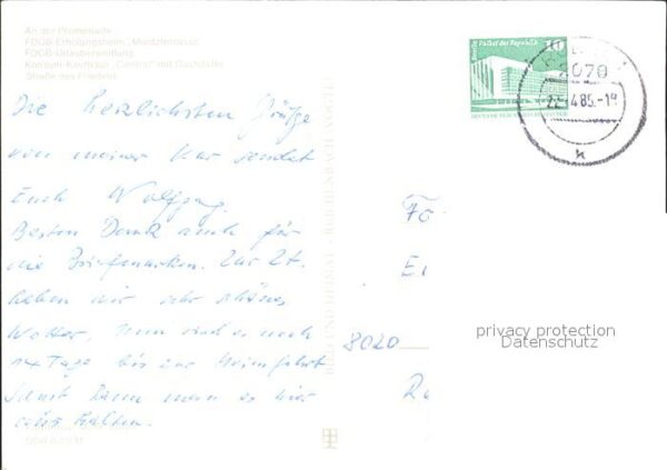 Roebel Mueritz Erholungsheim Müritzterrasse Kaufhaus C – Bild 2