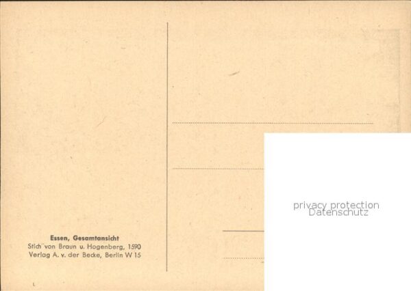 Essen Ruhr Stich von Braun u. Hogenberg – Bild 2