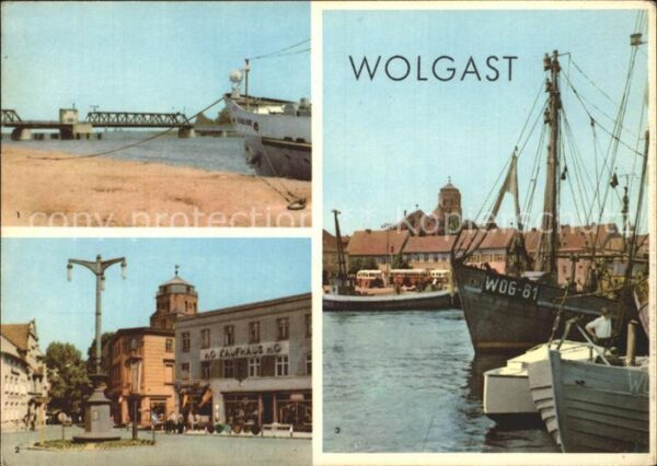 Wolgast Mecklenburg-Vorpommern Dampferanlegestelle Platz der Jugend Ha