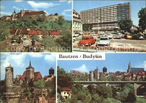 Bautzen Ortenburg Hochhaus Platz Roter Armee Al