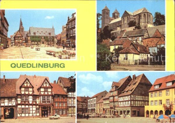 Quedlinburg Rathaus Dom Klopstockhaus Markt