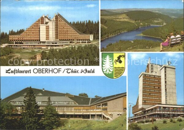 Oberhof Thueringen Interhotel Panorama Lütschetalsperre Gr