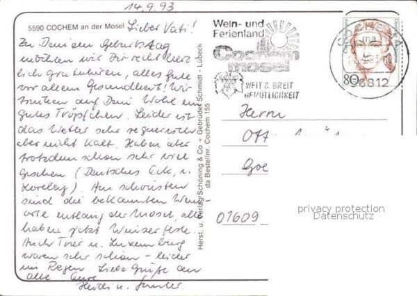 Cochem Mosel Schloss Giebelhäuser Rathaus – Bild 2