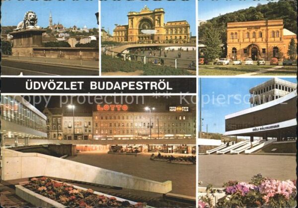 Budapest Teilansichten Bahnhof