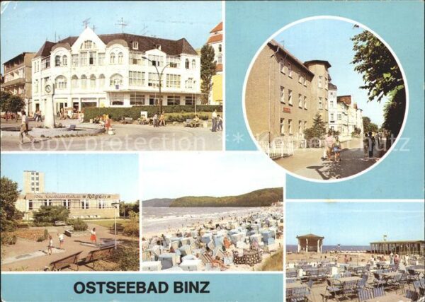 Binz Ruegen Kaufhaus Promenade Erholungsheim Rosa L
