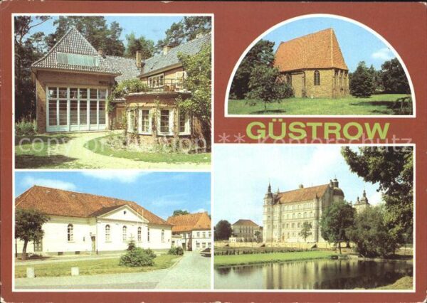 Guestrow Mecklenburg Vorpommern Schloss Gertrudenkapelle Ernst-Barlach-