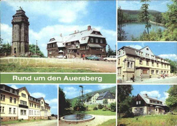 Auersberg Wildenthal Aussichtsturm Berghotel Steinbach Ferie