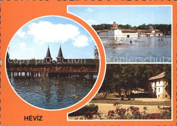 Heviz Seebrücke Freibad