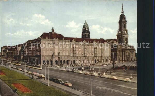 Dresden Altmarkt Kreuzkirche Thälmannstrasse
