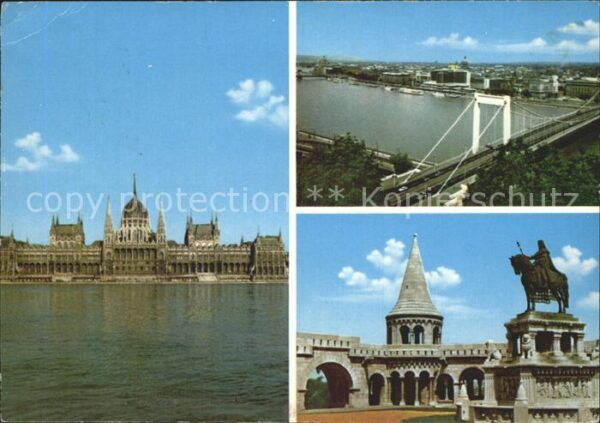 Budapest Denkmal Schloss Brücke