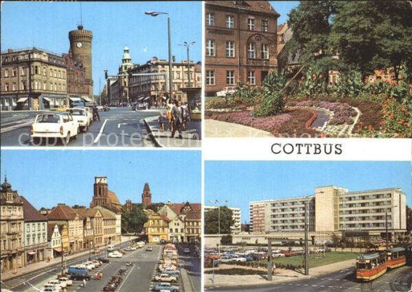 Cottbus Ernst-Thälmann-Platz Blumenuhr Hotel La
