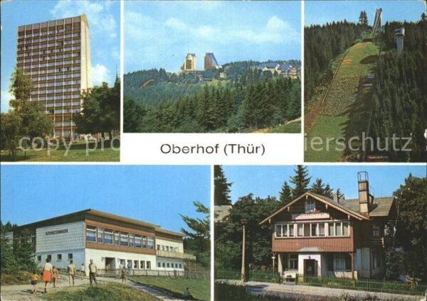 Oberhof Thueringen Erholungsheim Rennsteig Interhotel Pano