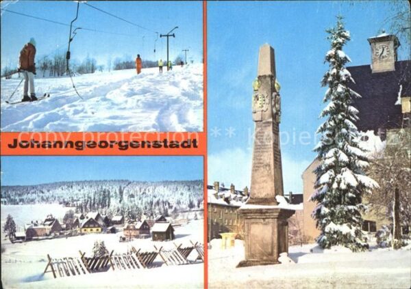 Johanngeorgenstadt Skilift Steinbach Postsäule