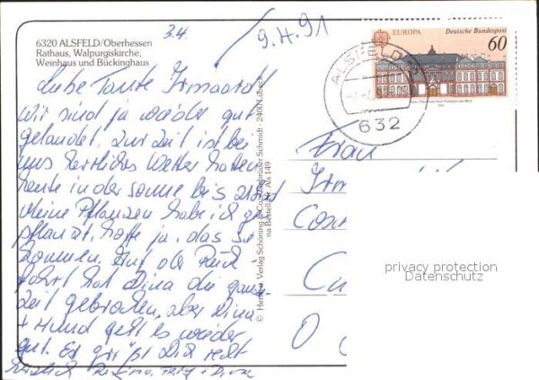 Alsfeld Rathaus Walpurgiskirche Weinhaus Bückin – Bild 2
