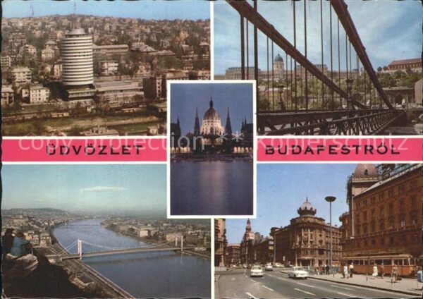 Budapest Brücke Gebäude