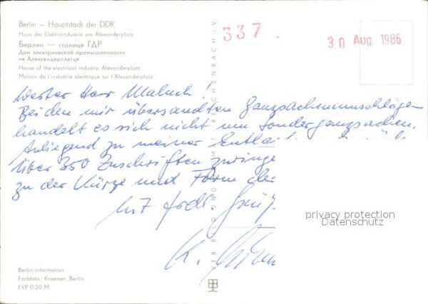 Berlin Haus Elektroindustrie Alexanderplatz – Bild 2