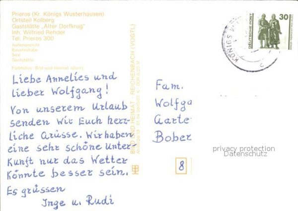 Kolberg Wolziger See Gaststätte Alter Dorfkrug – Bild 2